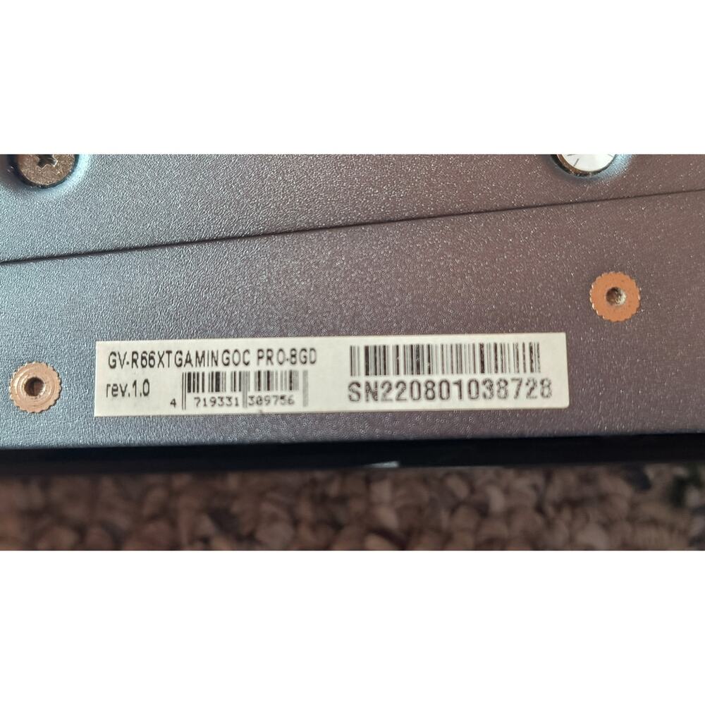 GIGABYTE Radeon RX 6600XT Graphics Card GPU - Picture 4 of 6